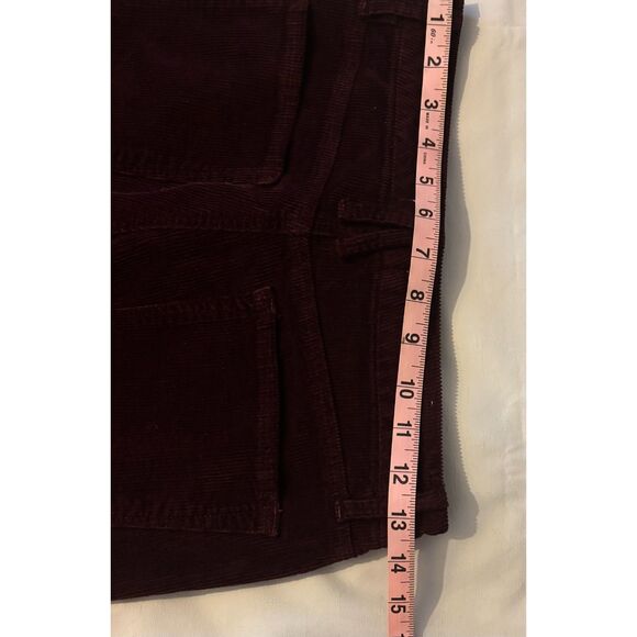 EUC Good American Good Legs Low Flare Corduroys, Malbec, Sz 27 - Picture 9 of 9
